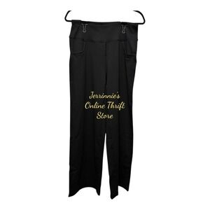 ESOFT Black Wide Leg‎ Petite Yoga Pants Size S 28 Inch Inseam